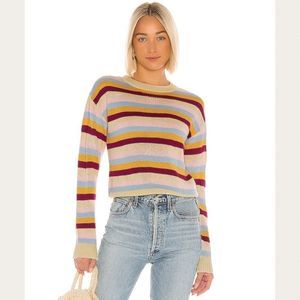 Tularosa Sweater Sunburst Stripe Kokomo Crewneck Size M